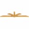 Ekena Millwork Redmond Rough Sawn Timber Gable Bracket, Western Red Cedar, 84"W x 21"H x 2"D x 4"F, 6/12 Pitch GBW084X21X0204RED00RWR - alternate 3